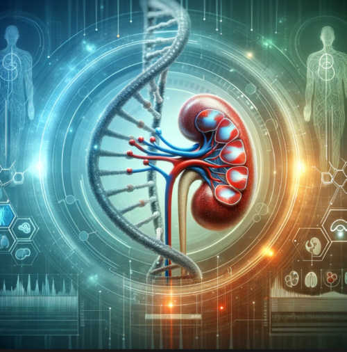 Illustration, die das Konzept der Przisionsmedizin in der Nephrologie darstellt